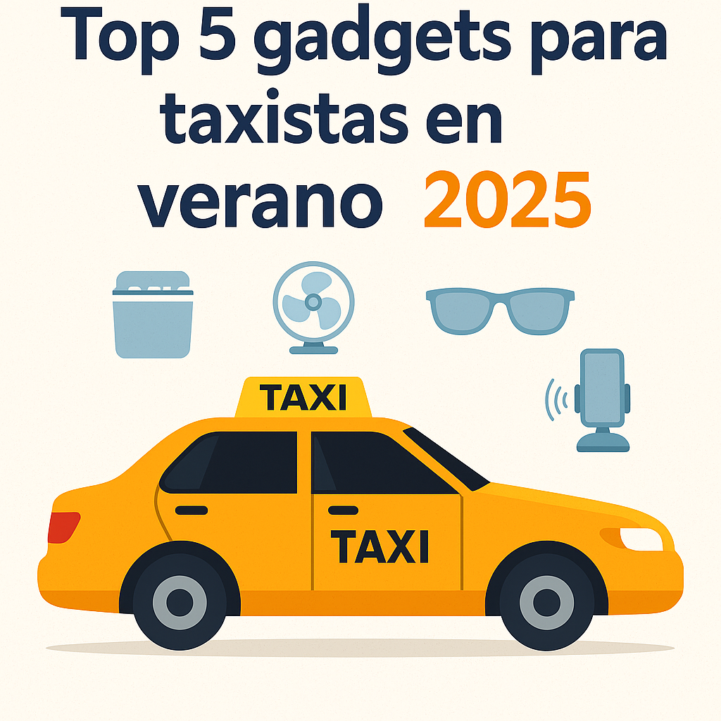 Gadgets para taxistas en verano 2025